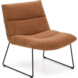 Žinylkové křeslo v terakotové barvě Asen – Kave Home obraz