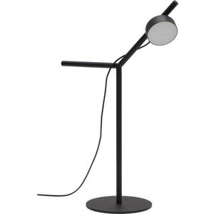 Černá kovová LED stmívatelná stolní lampa (výška 61, 5 cm) Orey – Kave Home obraz