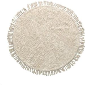 Krémový bavlněný dětský koberec ø100 cm Orwen – Kave Home obraz