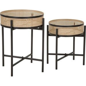 Kulaté odkládací stolky v sadě 2 ks ø 40 cm Fuji – Mauro Ferretti obraz