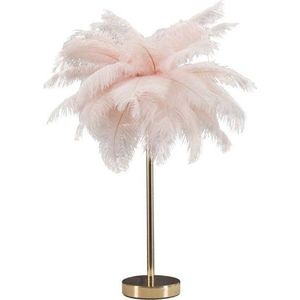 Růžová/ve zlaté barvě stolní lampa (výška 55 cm) Palm Pink – Mauro Ferretti obraz