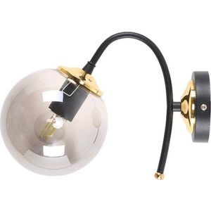 Černo-šedé nástěnné svítidlo ø 15 cm Yoyo – Squid Lighting obraz