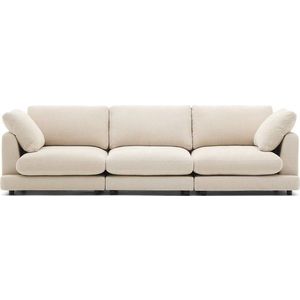 Béžová žinylková pohovka 300 cm Gala – Kave Home obraz