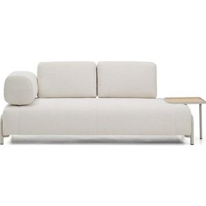 Béžová žinylková modulární pohovka 220 cm Compo – Kave Home obraz