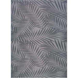 Šedý venkovní koberec Universal Palm, 160 x 230 cm obraz