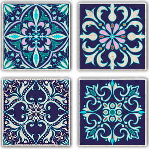 Kamenné podtácky v sadě 4 ks – Hermia obraz