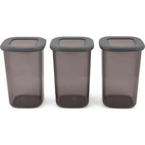 Plastové dózy v sadě 3 ks na potraviny Fresco – Hermia obraz