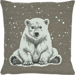 Povlak na polštář Arktos, čtverec 45x45 cm, taupe - Sander obraz