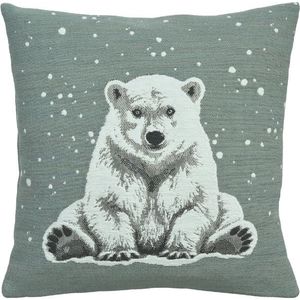 Povlak na polštář Arktos, čtverec 45x45 cm, blue fox - Sander obraz