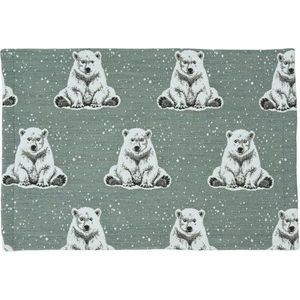 Povlak na polštář Boreas, čtverec 35x50 cm, blue fox - Sander obraz