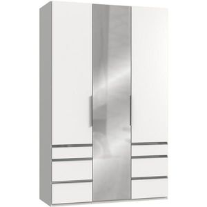 MID.YOU ŠATNÍ SKŘÍŇ S OTOČNÝMI DVEŘMI, bílá, 150/236/58 cm obraz