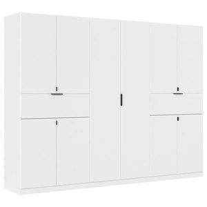 Rauch Möbel ŠATNÍ SKŘÍŇ S OTOČNÝMI DVEŘMI, bílá, 271/210/54 cm obraz