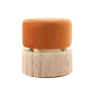 TABURET, kov, textil, kompozitní dřevo, 41/44, 5/41 cm obraz