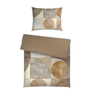 Esposa OBOUSTRANNÉ POVLEČENÍ, satén, šedohnědá, 140/200 cm obraz