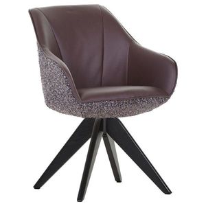 Landscape ŽIDLE S PODRUČKAMI, žinylka, vzhled kůže, purpurová obraz