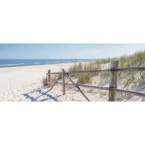 Euroart OBRAZ NA SKLE, pláž a moře, 50/125/1, 40 cm obraz