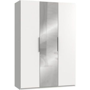 MID.YOU ŠATNÍ SKŘÍŇ S OTOČNÝMI DVEŘMI, bílá, 150/216/58 cm obraz