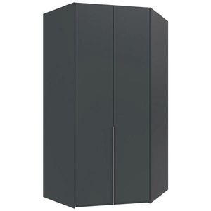 MID.YOU ROHOVÁ ŠATNÍ SKŘÍŇ, barvy grafitu, 120/236/120 cm obraz