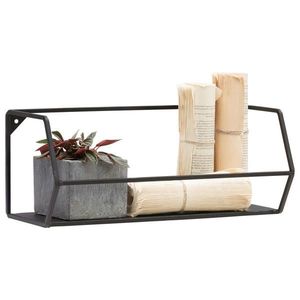 Landscape NÁSTĚNNÝ REGÁL, černá obraz