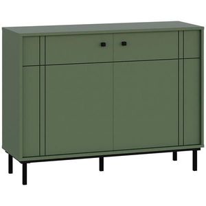 Carryhome KOMODA, zelená, 108/81, 8/37 cm obraz