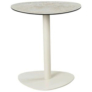 Belluti KONFERENČNÍ STOLEK, šedohnědá, šedobílá, kov, sklo, keramika, 50/50/54 cm obraz