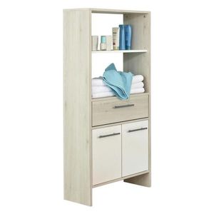 Carryhome MIDI SKŘÍŇKA, bílá, barvy pinie, 62/136, 2/28 cm obraz