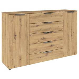 Rauch Möbel KOMODA, barvy chromu, dub artisan, 160/100/42 cm obraz