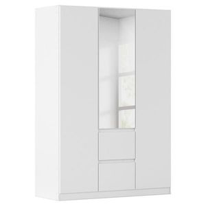 Rauch Möbel ŠATNÍ SKŘÍŇ S OTOČNÝMI DVEŘMI, barvy stříbra, bílá, 136/197/54 cm obraz