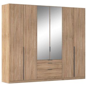 Rauch Möbel ŠATNÍ SKŘÍŇ S OTOČNÝMI DVEŘMI, Sonoma dub, 271/229/54 cm obraz