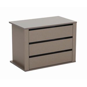 Carryhome VNITŘNÍ ZÁSUVKY, jílová barva, 75/54/47 cm obraz