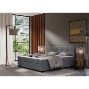 MID.YOU POSTEL BOXSPRING, 160/220 cm, světle šedá obraz