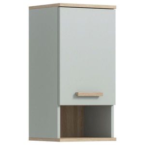 MID.YOU ZÁVĚSNÁ SKŘÍŇKA, světle zelená, barvy dubu, 34/68/28 cm obraz