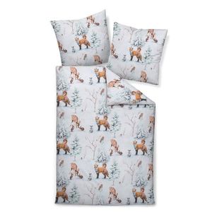 Janine POVLEČENÍ, makosatén, vícebarevná, 140/200 cm obraz