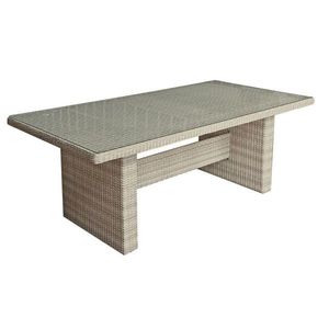 Gardenson ZAHRADNÍ STŮL, kov, plast, sklo, 200/100/75 cm obraz