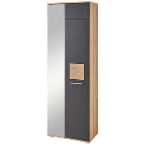 Xora SKŘÍŇ NA ODĚV, černá, dub artisan, 65/195/38 cm obraz