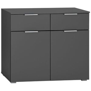 Rauch Möbel KOMODA, šedá, 80/81/42 cm obraz