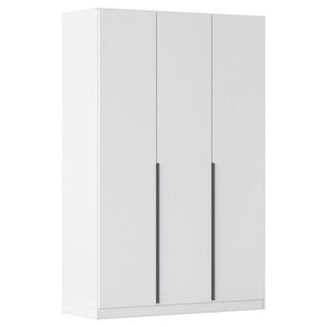 Rauch Möbel ŠATNÍ SKŘÍŇ S OTOČNÝMI DVEŘMI, bílá, tmavě šedá, 136/229/54 cm obraz