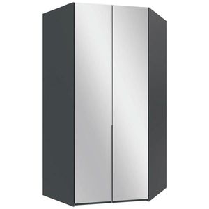 MID.YOU ROHOVÁ ŠATNÍ SKŘÍŇ, barvy grafitu, 120/236/120 cm obraz