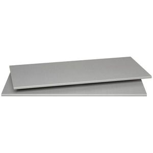 MID.YOU SADA VKLÁDACÍCH POLIC, šedá, 87/1/50 cm obraz