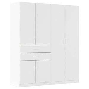 Rauch Möbel ŠATNÍ SKŘÍŇ S OTOČNÝMI DVEŘMI, bílá, 180/210/54 cm obraz