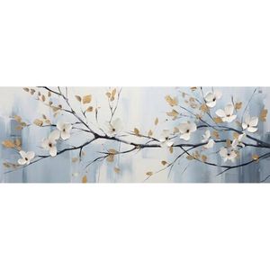 OBRAZ NA HLINÍKOVÉ DESCE, květiny, 140/50/2 cm obraz