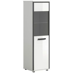 MID.YOU MIDI SKŘÍŇKA, vysoce lesklá bílá, 40/139/34 cm obraz