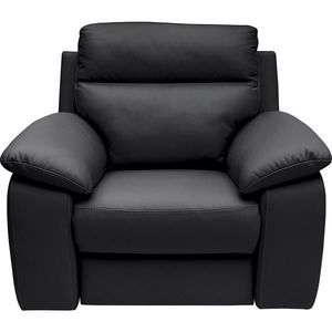 Celina Home KŘESLO UŠÁK, kůže, černá obraz