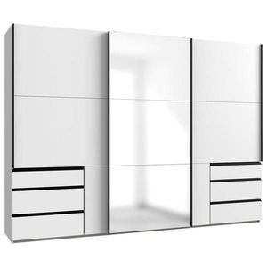 MID.YOU SKŘÍŇ S POSOUVACÍMI DVEŘMI, bílá, 300/216/65 cm obraz