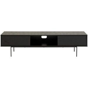 MID.YOU NÍZKÁ KOMODA, černá, barvy jasanu, 180/44, 5/40 cm obraz