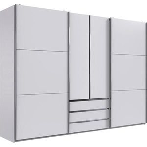 MID.YOU SKŘÍŇ S POSOUVACÍMI DVEŘMI, bílá, 300/216/65 cm obraz