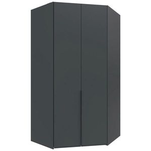 MID.YOU ROHOVÁ ŠATNÍ SKŘÍŇ, barvy grafitu, 120/236/120 cm obraz