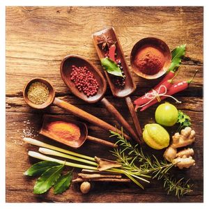 Euroart OBRAZ NA SKLE, jídlo a pití, 30/30 cm obraz