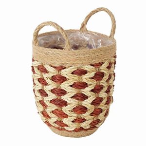 KVĚTINÁČ přírodní materiály, 20/20/29 cm obraz