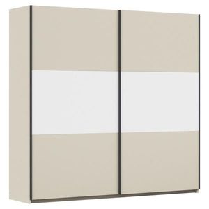 Rauch Möbel SKŘÍŇ S POSOUVACÍMI DVEŘMI, bílá, barvy hliníku, šampaňská, 218/210/59 cm obraz